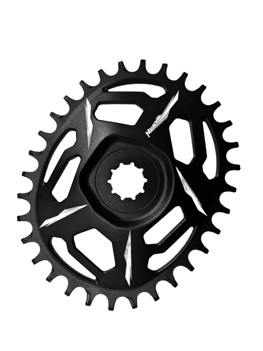 Oval Spiderless XMod 32 Teeth Black