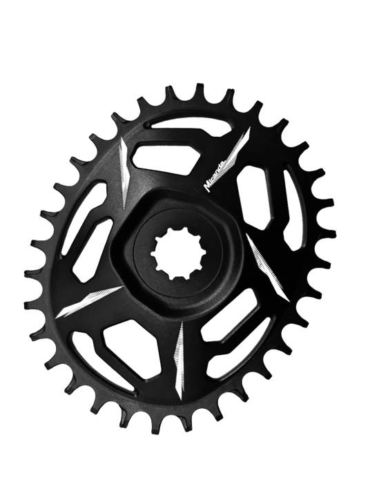 Oval Spiderless XMod 32 Teeth Black
