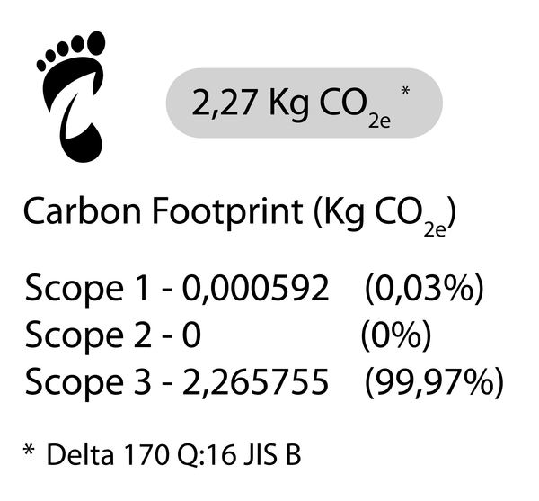 Carbon Footprint Certificate for Delta Crank JIS